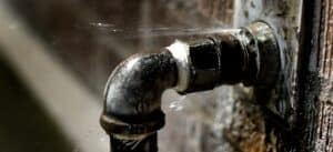 Pipe leak.