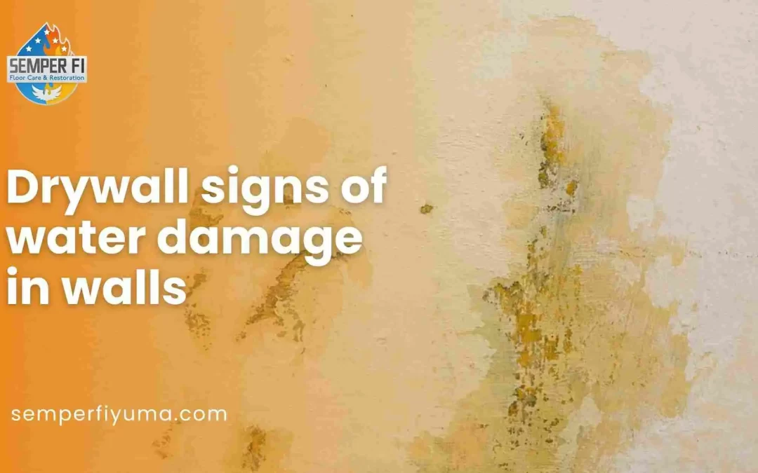 Drywall Signs of Water Damage in Walls: What Every Homeowner in Yuma Should Know