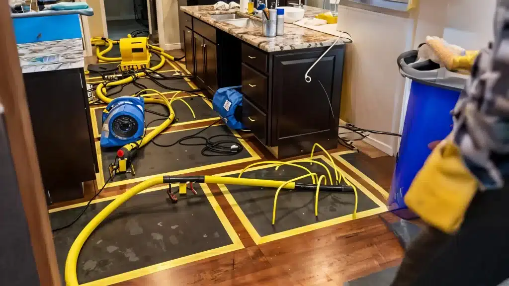 What does Residential Water Damage Restoration Include