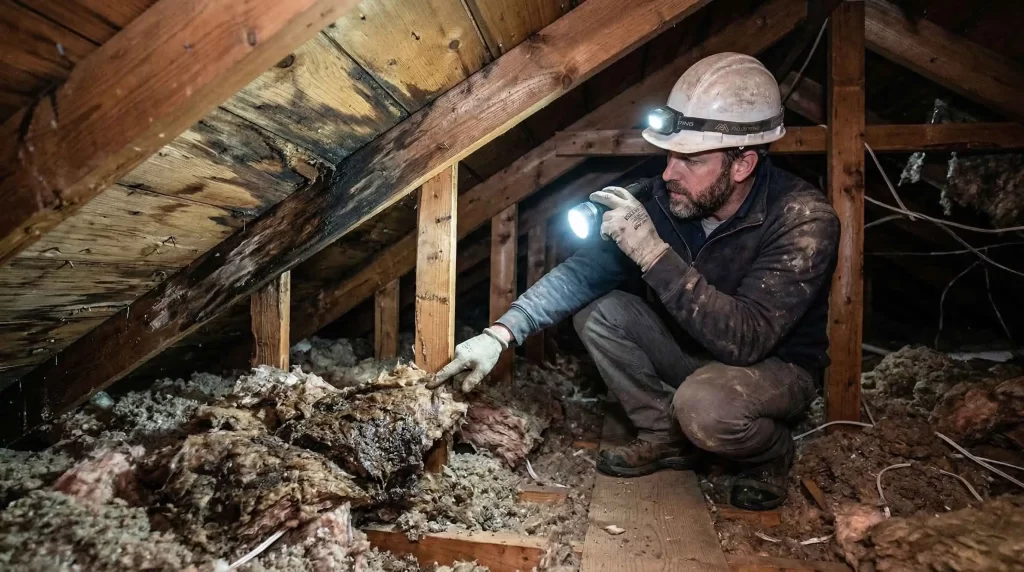 Attic Water Damage Causes, Detection, and Restoration Steps