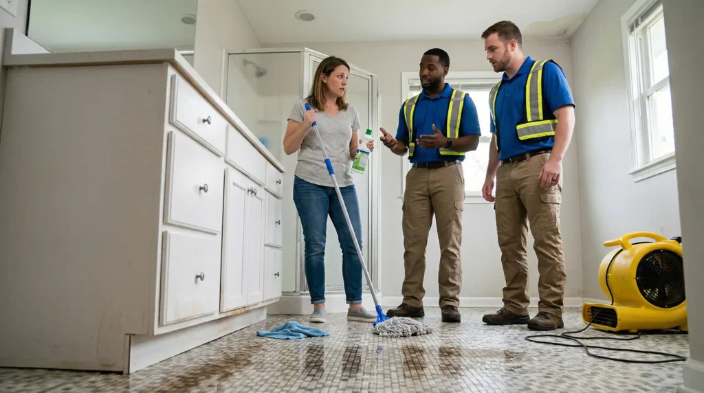 10. What should I not do after water damage