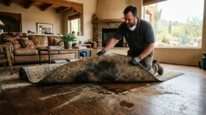 🔟 Why Area Rugs Trap Sand, Moisture, and Odor After Small Leaks